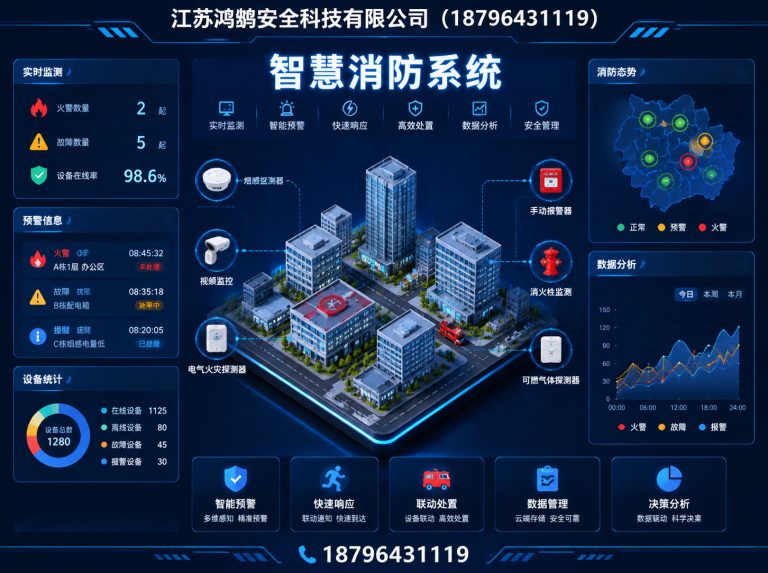 锡林郭勒智慧消防系统展示图